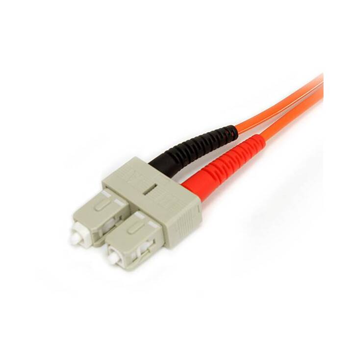 STARTECH.COM Multimode 62,5/125 Duplex LWL-Patchkabel LC - SC - Glasfaser Netzwerkkabel - Netzwerkkabel - 2 m