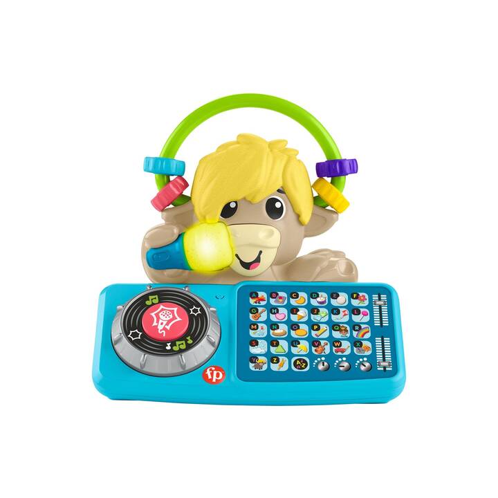 Fisher-Price Juguete De Aprendizaje Para Bebés Y Niños Pequeños, Estrella De DJ Con Luces Musicales Y Acción De Rebote Para Mayores De 6 Meses