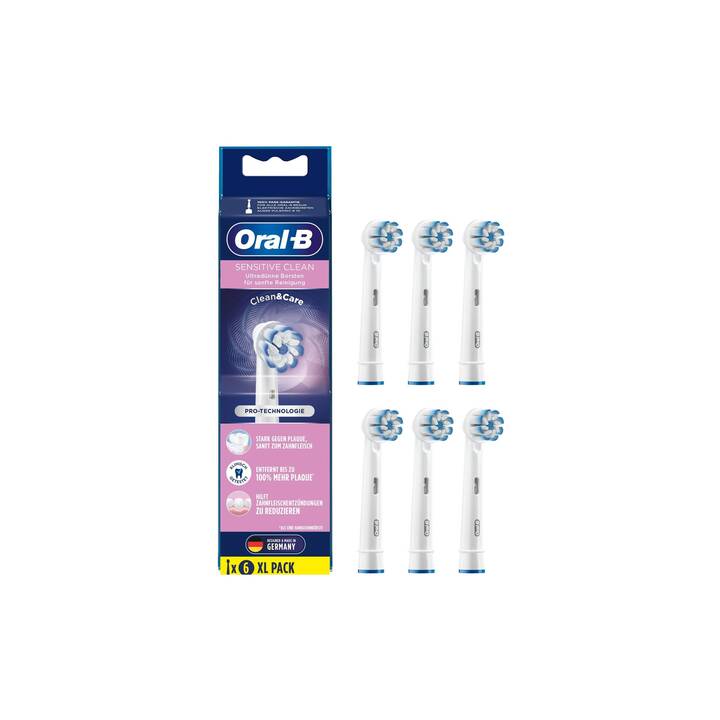 ORAL-B Testa di spazzolino Sensitive Clean (6 pezzo)