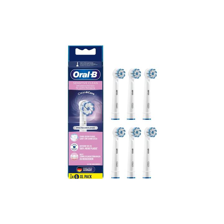 ORAL-B Tête de brossette Sensitive Clean (6 pièce)