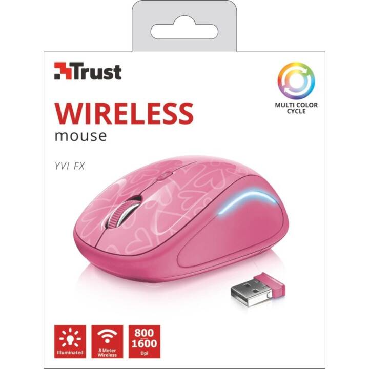 TRUST Yvi FX Wireless Pink