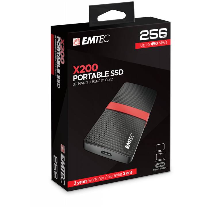 EMTEC INTERNATIONAL X200 Power Plus (USB type-C, 256 GB)