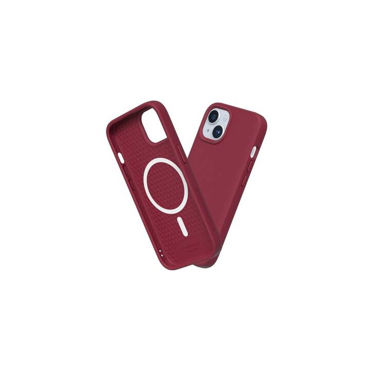 RHINOSHIELD Backcover MagSafe Solidsuit (iPhone 15 Pro Max, Bordeaux, Olivgrün, Grün)