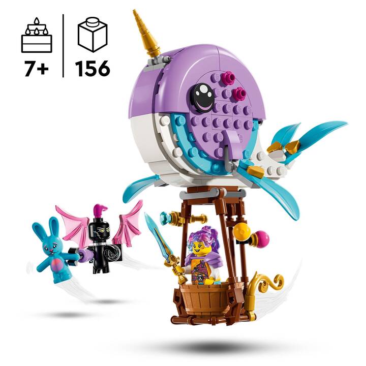 LEGO DREAMZzz Izzies Narwal-Heissluftballon (71472)
