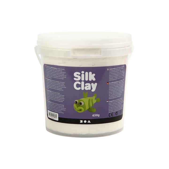 CREATIV COMPANY Modelliermasse Silk Clay (650 g, Weiss)
