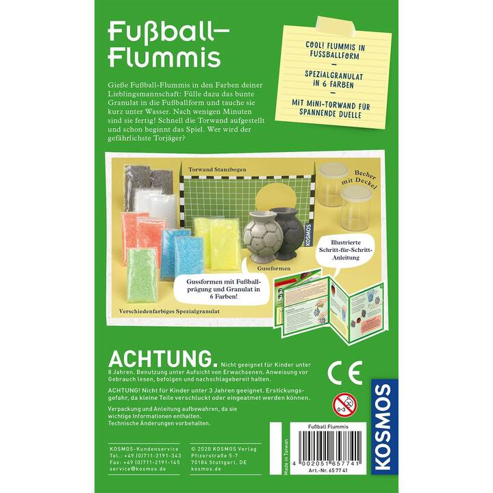 KOSMOS Experimentierkasten Fussball-Flummis (Chemie)