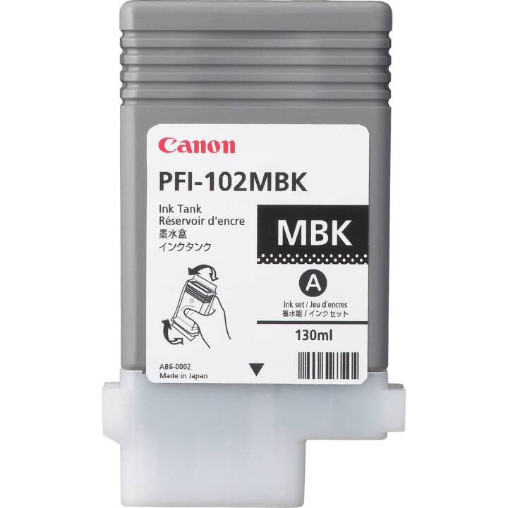 CANON PFI-102MBK (Noir, Noir mat, 1 pièce)