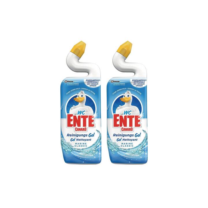 WC-ENTE Detergente per WC Gel 5 in 1 Marine (2 x 750 ml)