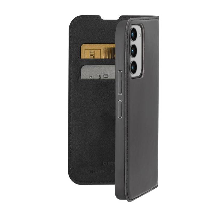 SBS Flipcover Wallet Lite (Galaxy S23 FE, Schwarz)