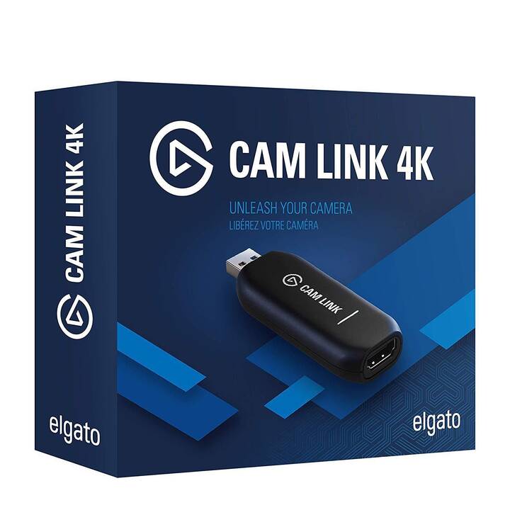 ELGATO SYSTEMS Cam Link 4K Enregistreur de jeu (iOS, Windows, Noir)