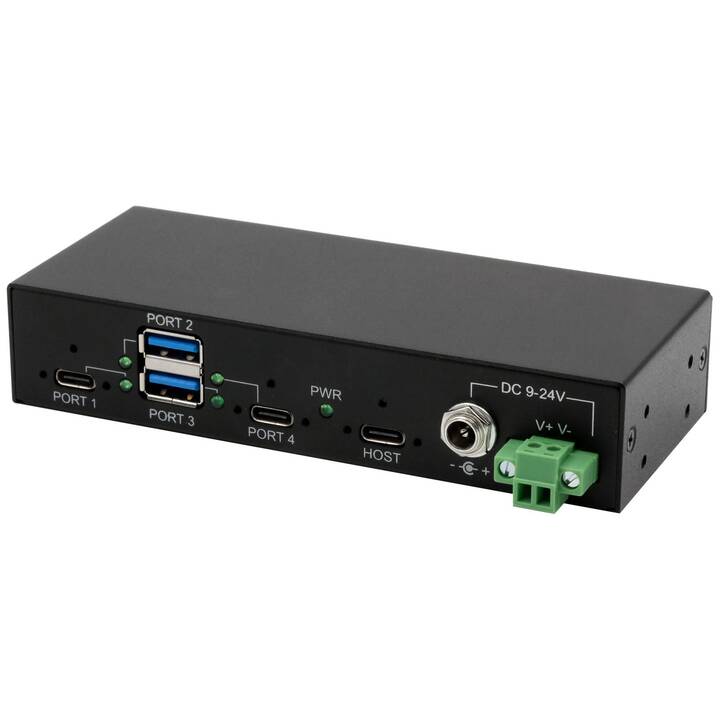 EXSYS EX-11295HMS (4 Ports, USB de type C, USB de type A)