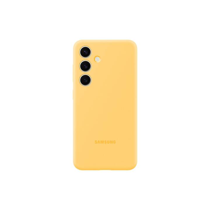 SAMSUNG Backcover Silicone (Galaxy S24, Jaune)