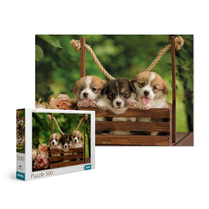 DODO Waliser Corgi-Welpen Puzzle (500 pièce)