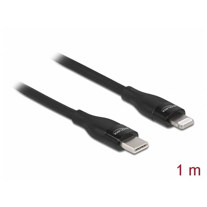 DELOCK Câble (Lightning, USB-C, 1 m)