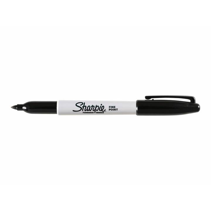 SHARPIE Marqueur permanent (Noir, 1 pièce)