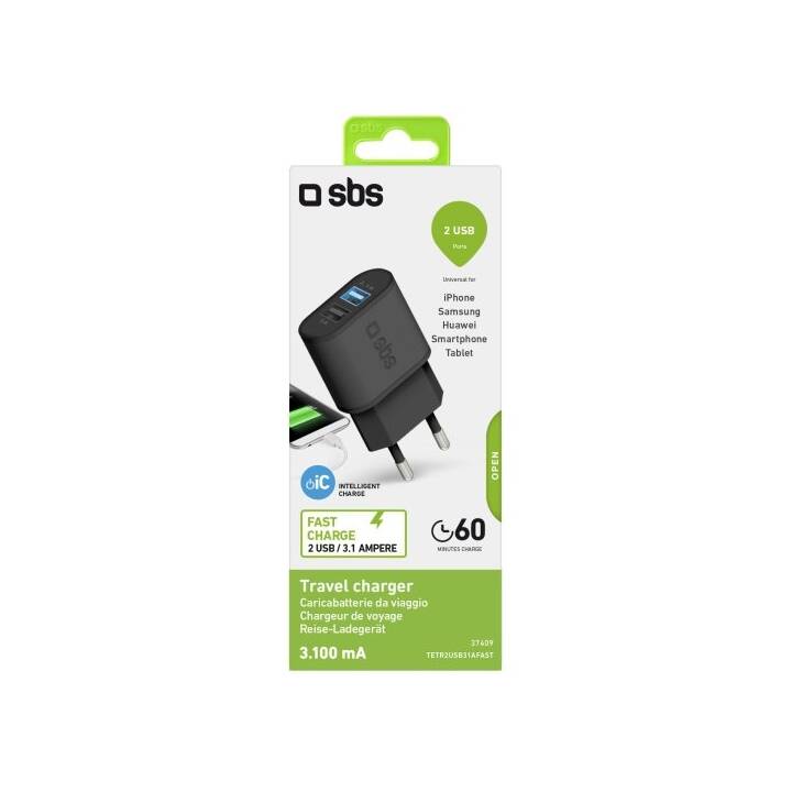 SBS Caricabatteria da parete (USB-A)