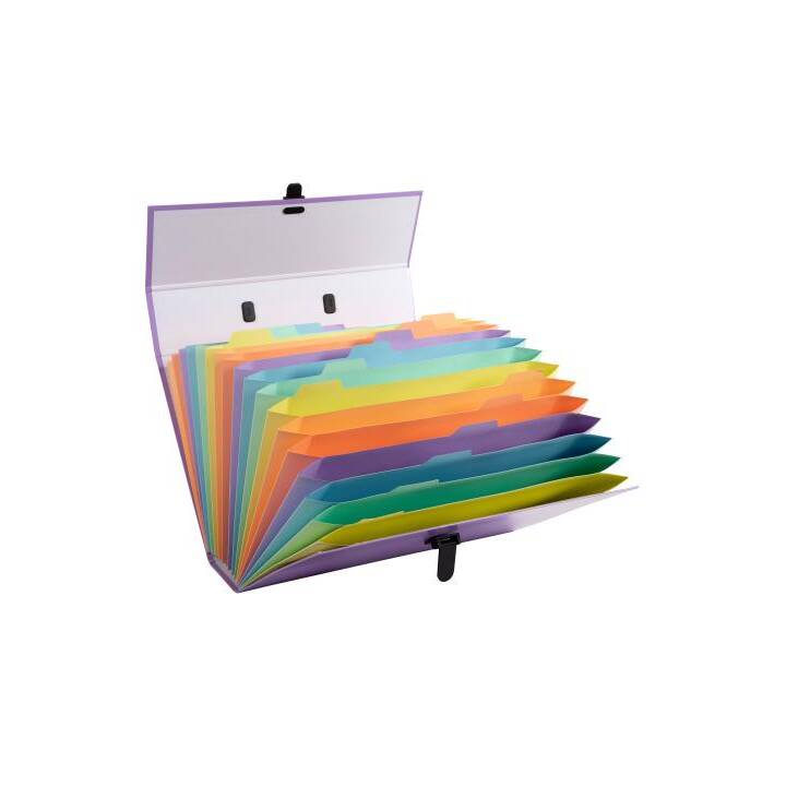EXACOMPTA Cartellina organizzativa Aquarel (Multicolore, A4, 1 pezzo)