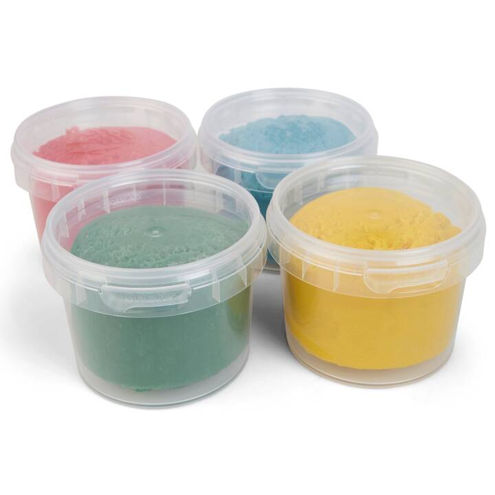 GRÜNSPECHT Pâte pour enfants (4 pièce, Jaune, Bleu, Vert, Rouge)