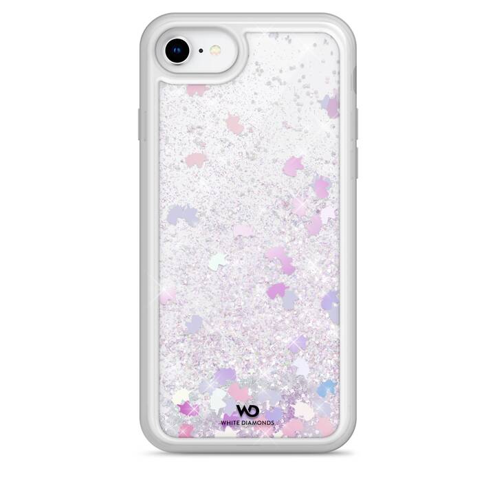 WHITE DIAMONDS Backcover Sparkle (iPhone 8, iPhone 6, iPhone 6s, iPhone 7, Mehrfarbig)