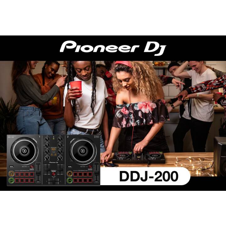 PIONEER DJ DDJ-200 (Noir)