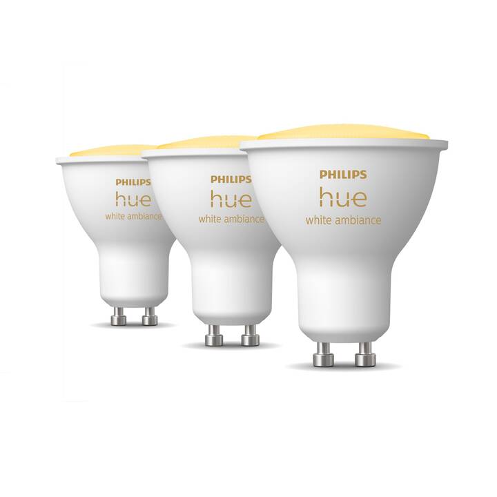 PHILIPS HUE Ampoule LED White Ambiance (GU10, Bluetooth, 5 W)