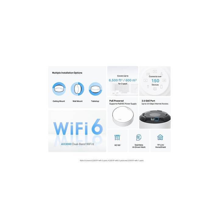 TP-LINK Deco X50-PoE WLAN-Mesh System