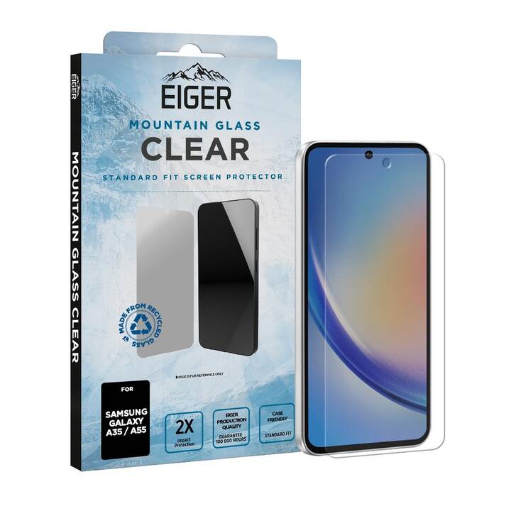 EIGER Vetro protettivo da schermo (Galaxy A35, Galaxy A55)