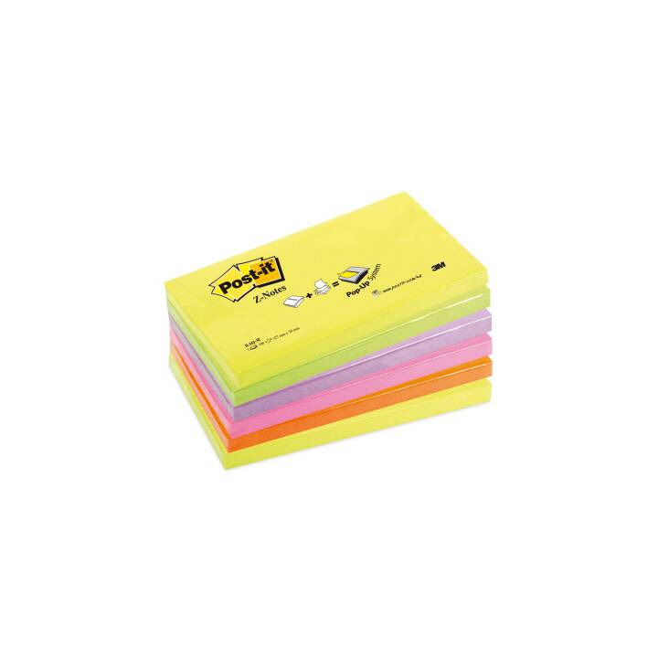 3M Notes autocollantes (6 x 100 feuille, Multicolore)