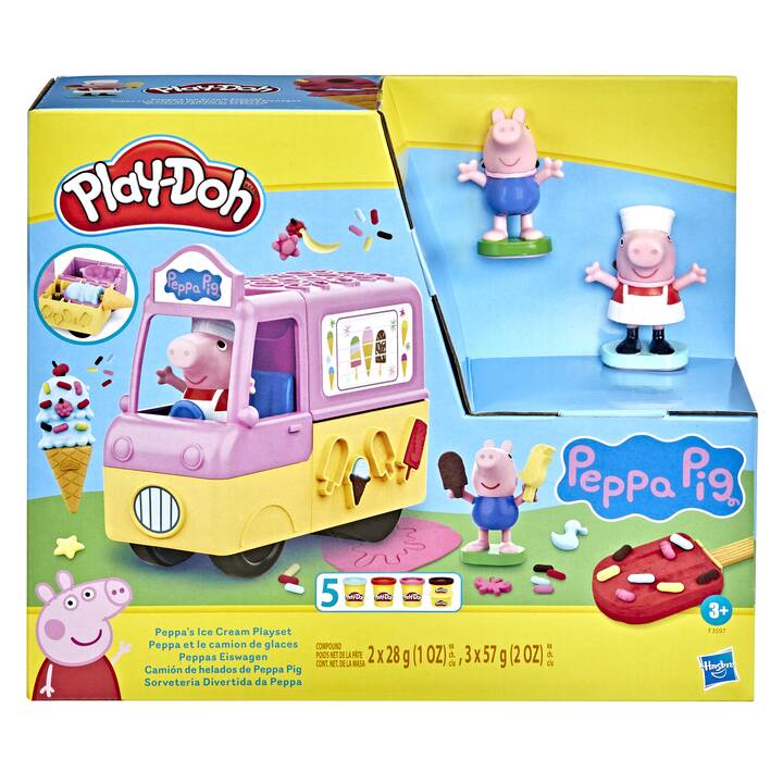 PLAY-DOH Kinderknete Peppa`s Ice Cream (Mehrfarbig)