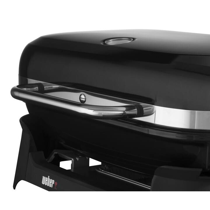 WEBER Lumin Elektrogrill (Silber, Schwarz)