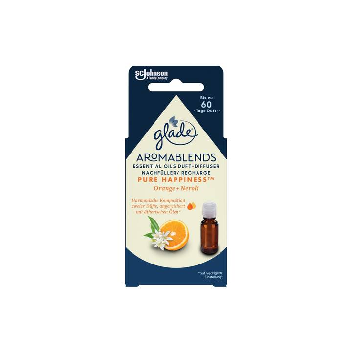 GLADE Olio di profumo del dispositivo Aromablends Pure Happiness (Arancione, Neroli)