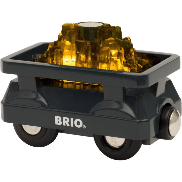BRIO Goldwaggon mit Licht Chemins de fer (véhicules)