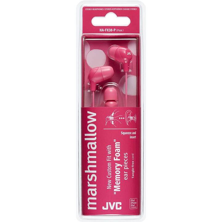 JVC HA-FX38-P Marshmallow (Pink)