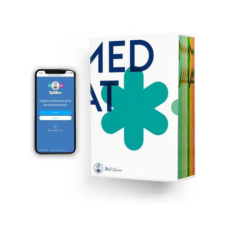 MedGurus MedAT 2024 Komplettpaket - Kompendium mit allen Büchern und E-Learning zur Vorbereitung auf den Medizinertest in Österreich