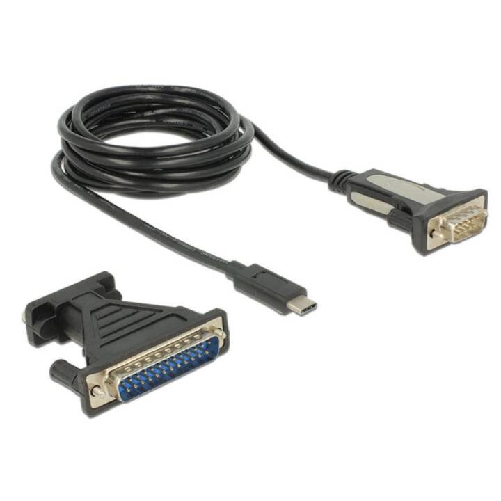 DELOCK Verbindungskabel (RS-232, USB-C, 1.8 m)