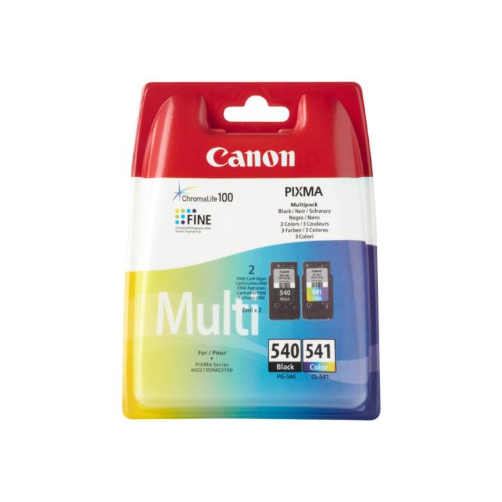 CANON PG-540 / CL-541 (Jaune, Noir, Magenta, Cyan, Duopack)