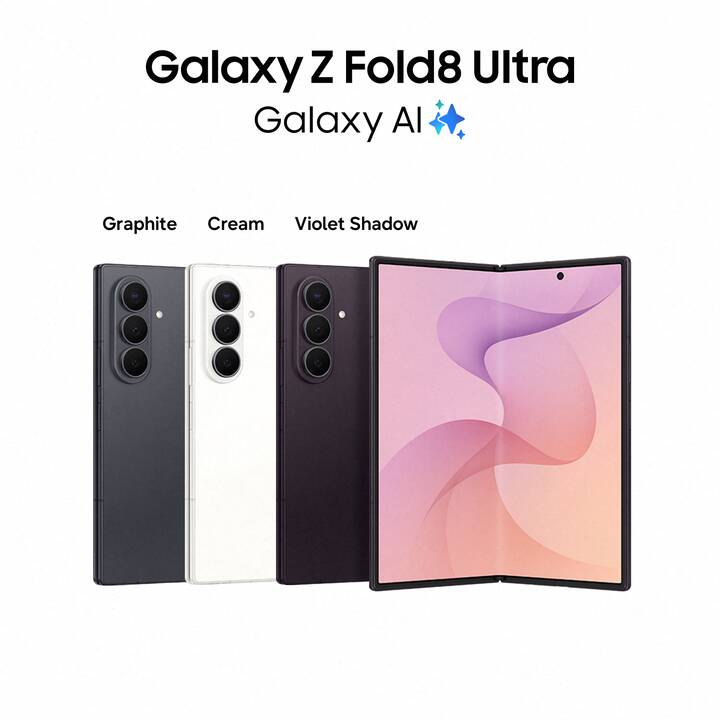 SAMSUNG Galaxy Z Fold8 Ultra (512 GB, Graphite, 8", 200 MP, 5G) -  Interdiscount