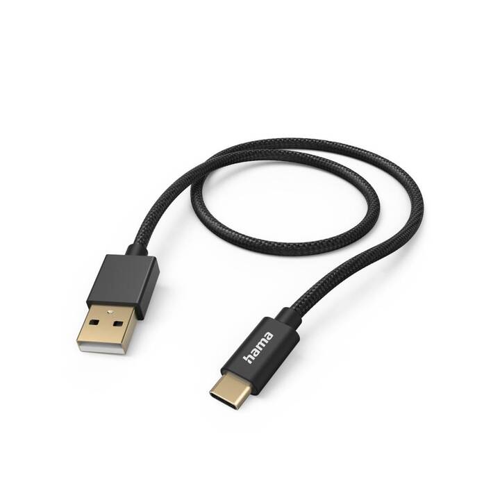 HAMA Câble (USB 2.0 Type-A, USB 2.0 Type-C, 1.5 m)