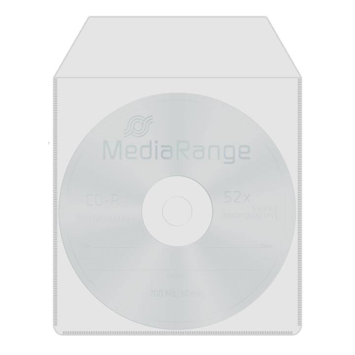 MEDIARANGE Sachet de rangement (DVD, CD)