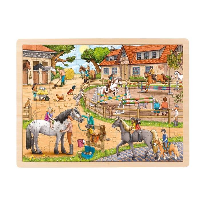 GOKI Bauernhof Puzzle (96 x)