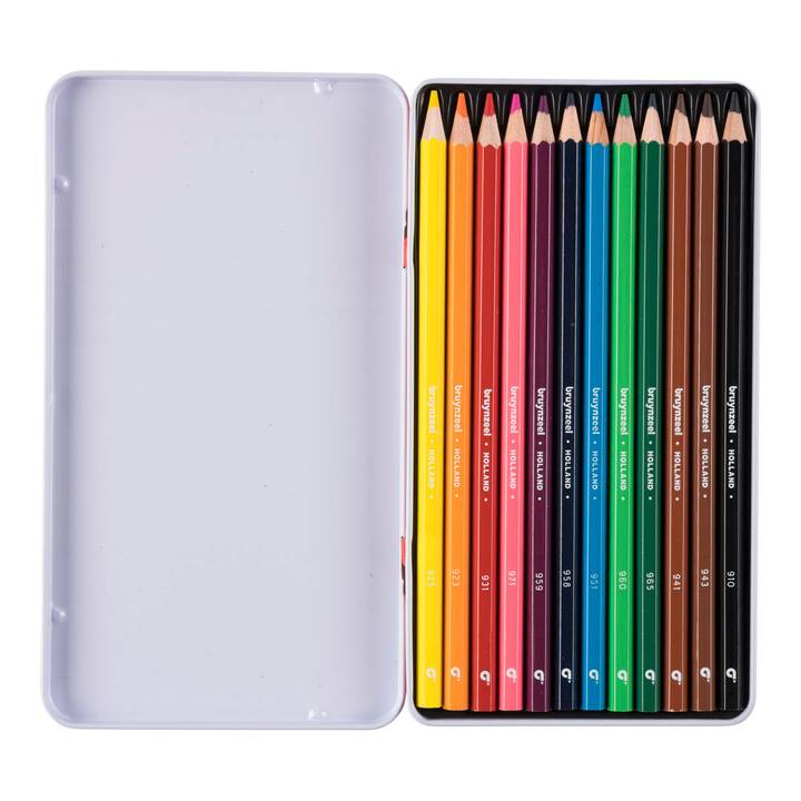 BRUYNZEEL Crayons de couleur Super Color (Multicolore, 12 pièce)