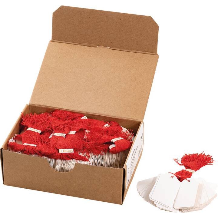 HERMA Étiquette-Cadeau (1000 Stk, Rouge, Blanc)