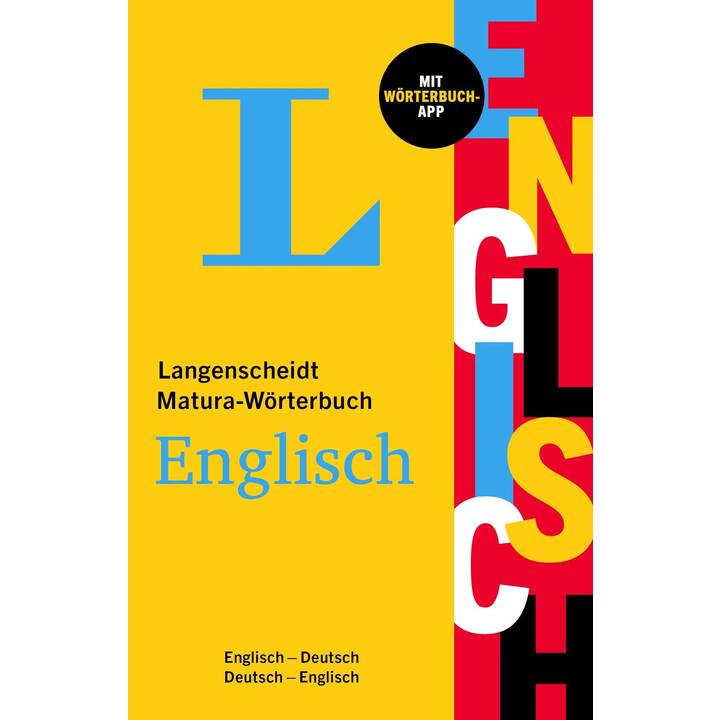 Langenscheidt Matura-Wörterbuch Englisch