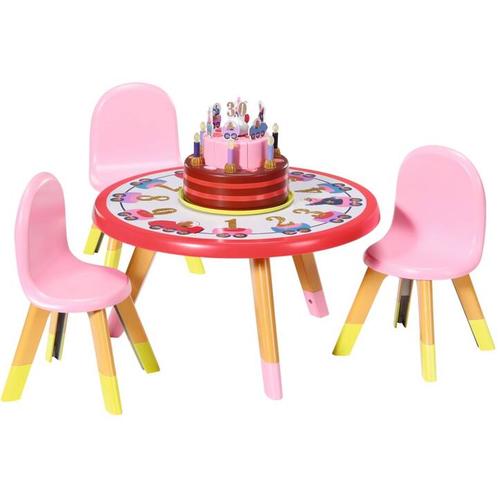 ZAPF CREATION Happy Birthday Partytisch Set d'ameublement de poupée (Multicolore)