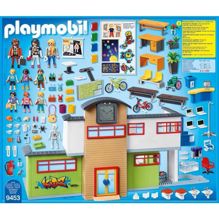 Playmobil 4 x Schulranzen Schule Citylife 