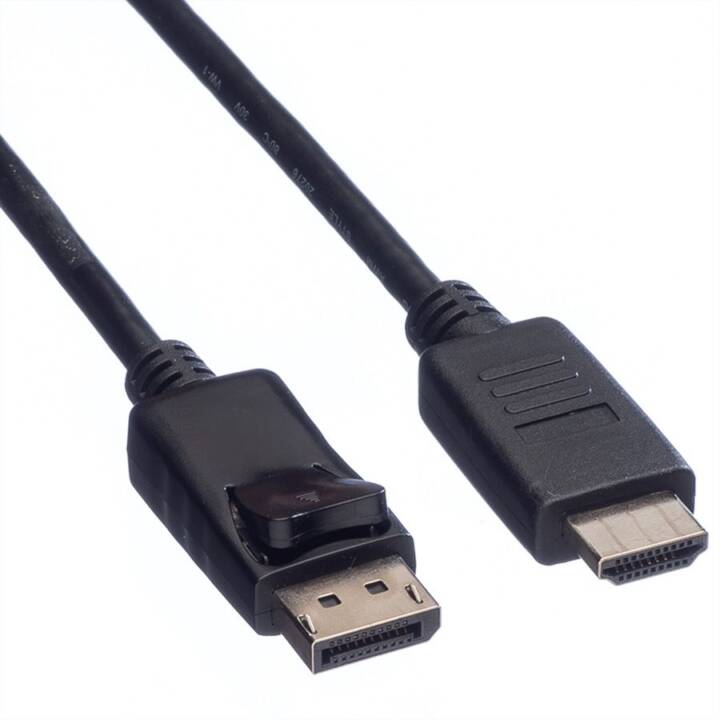 VALUE DP-HDMI-0020 Câble de connexion (Prise DisplayPort, HDMI, 2 m)