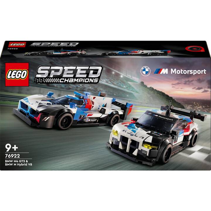 LEGO Speed Champions BMW M4 GT3 & BMW M Hybrid V8 Rennwagen (76922)