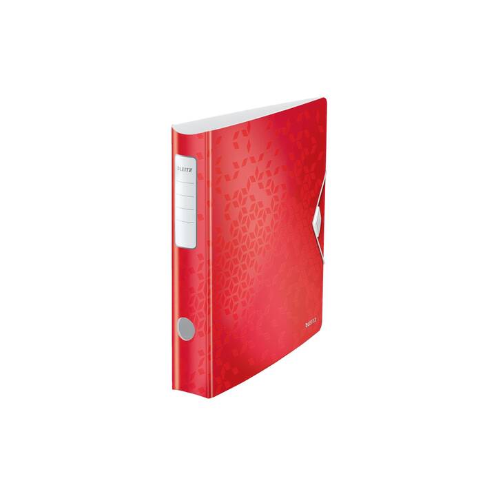 LEITZ Classeur (A4, 6 cm, Rouge)