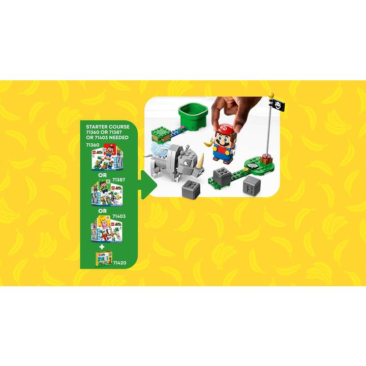 LEGO Super Mario Pack di espansione Rambi il rinoceronte (71420)