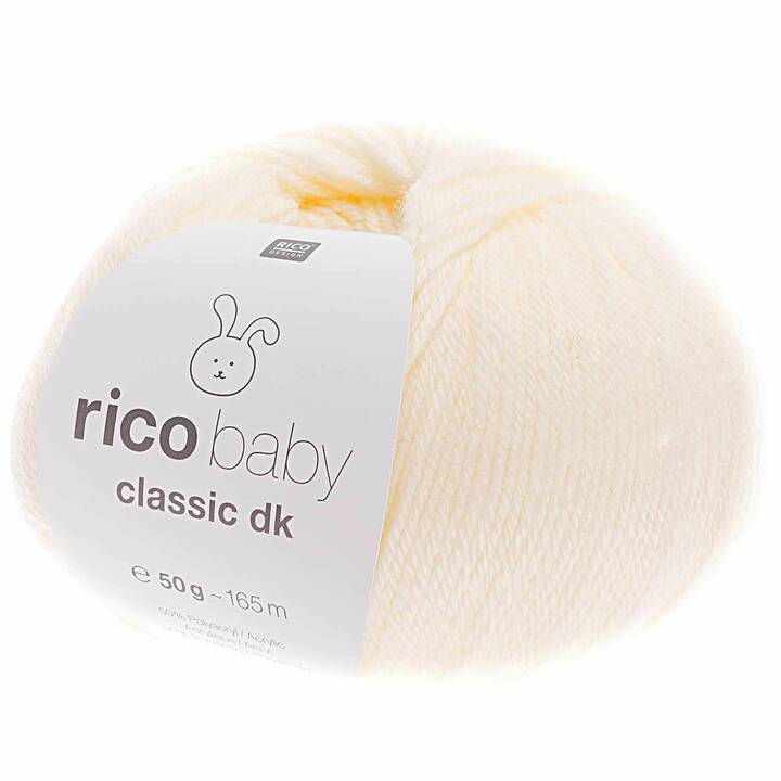 RICO DESIGN Wolle Baby Classic dk (50 g, Cream, Beige)